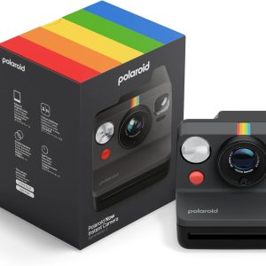 Now 3rd Generation I-Type Instant Film Camera - Black - Camera Only No Film (9154)
